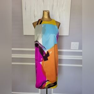 Trina Turk Geometric Sheath Dress (Sz 2)